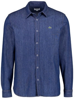 Lacoste Jeanshemd Regular Fit blau
