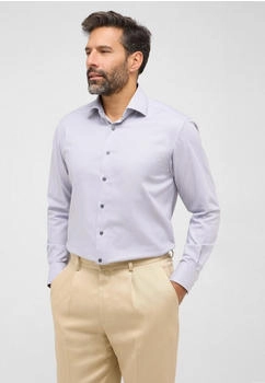 Eterna Strukturhemd MODERN FIT grau 45 H