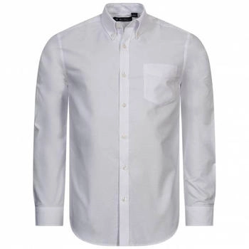 Ben Sherman Oxford Langarm Hemd 0077857-weiß