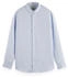 Scotch & Soda Leinenhemd Core Regular Fit blau