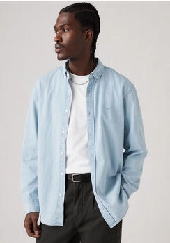 Levi's A7210-0018 Authentisches blaues Button-Down-Hemd