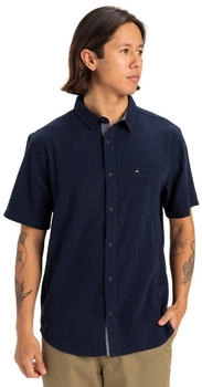 Quiksilver Hemden Slim Fit Kurzarm blau