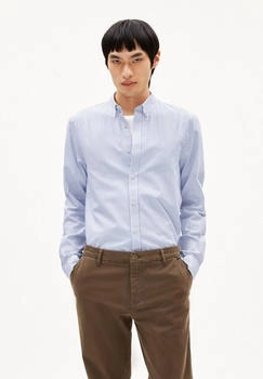 armedangels Quaasa Stripe Longsleeve Shirt white/dark morning