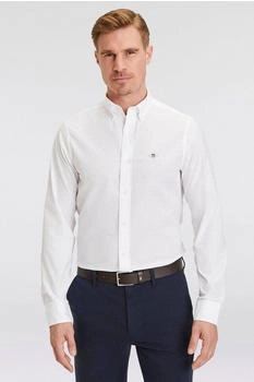 GANT Hemd navy karminrot silber offwhite