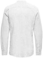ONLY & SONS Langarmhemd "ONSCAIDEN LS SOLID LINEN MAO SHIRT NOOS"