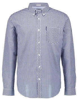 Ben Sherman Hemd blau kariert Regular Fit