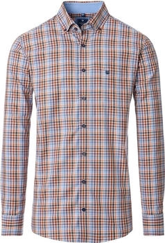 Redmond Comfort Fit Hemd kariert orange