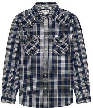 Wrangler Western Indigo Shirt Dark Wash