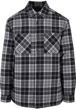 Urban Classics TB6326 Kariertes Hemd Jacke schwarz weiß