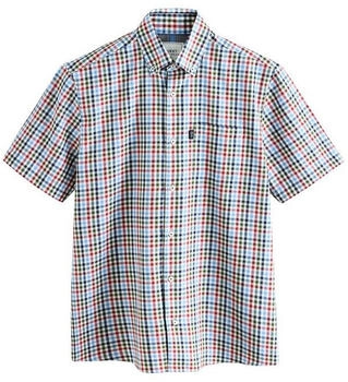 Next Fashion Pflegeleichtes Button-Down-Oxford-Hemd blau rot kariert