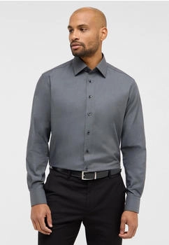 Eterna Business-Hemd uni-struktur Herren schwarz