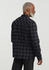 Jack Wolfskin Lite Flanell-Hemd checks schwarz