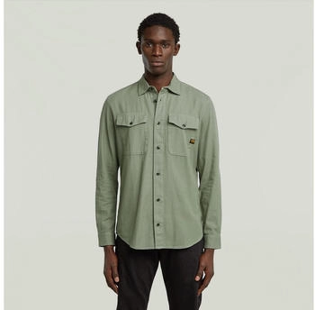 G-Star slim Hemd Grün Light Orphus Garment Dyed D24963-D454-B565