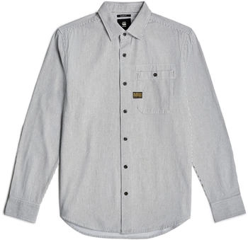 G-Star Bristum Slim Hemd mayfly white stripe D23553-D912-H040