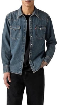 Levi's Barstow Western Standard Shirt (85744) freeport brown weft