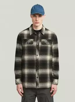 G-Star GPO Overshirt asfalt arthur check D25388-E074-H567-M