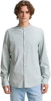 Tom Tailor Denim Hemd Struktur ice blue diamond structure