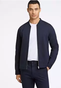 Lindbergh Funktionshemd Overshirt Stretch navy mix