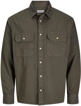Jack & Jones Hemd 'JJETRAVIS' olive