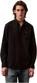Calvin Klein Solid Oxford Classic Shirt Freizeithemd schwarz