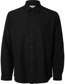 Selected Langarmhemd SLHREGNOAH 179099 schwarz