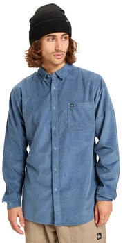 Quiksilver Smoke Trail Cord Langarmhemd china blau