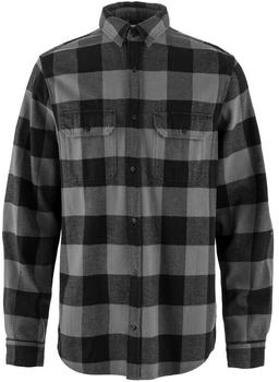 Fjällräven Övik Heavy Flannel Shirt schwarz grau