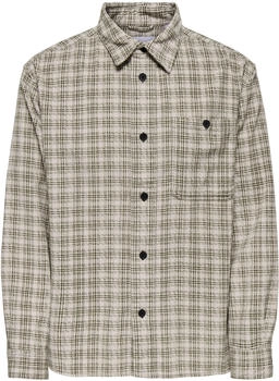 Only & Sons Hemd 'ONSWALEED' grün schwarz
