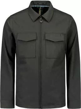 No Excess Overshirt Full Zipper Stretch Sedoc