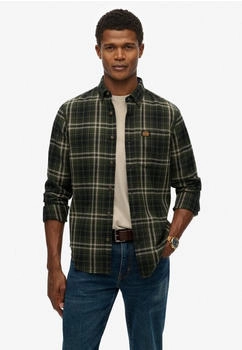 Superdry Hemd hellbeige oliv schwarz