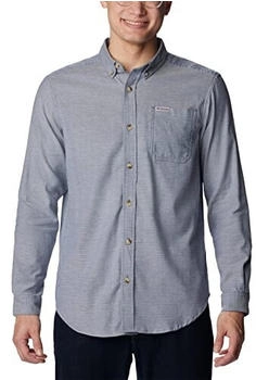 Columbia Rapid Rivers II Langarmhemd dark mountain oxford