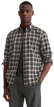 Marc O'Polo Langarmhemd bio-baumwoll-flanell multi dark grey melange