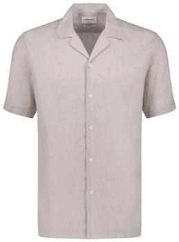Lindbergh Relaxed Fit Leinenhemd grau