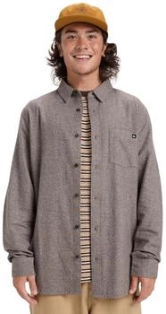 Quiksilver Motherfly Heather Langarmhemd chocolate brown