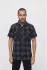 Brandit Checkshirt halfsleeve schwarz grau