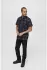 Brandit Checkshirt halfsleeve schwarz grau