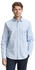 Tom Tailor Langarmhemd Elasthan light metal blue