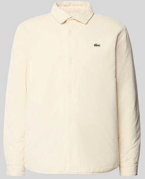 Lacoste hemdjacke cord-optik offwhite