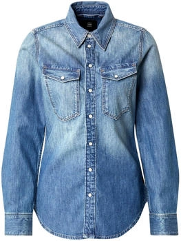 G-Star Slim Western Hemd mittelblau D27714-D539-G924