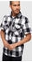 Brandit Check Shirt Herren Kurzarm weiß schwarz
