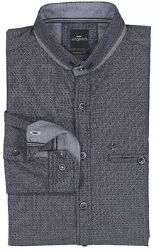 engbers Hemd Uni 39435 marineblau