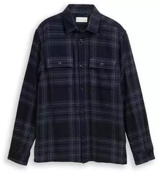 Tom Tailor Overshirt Karomuster navy tonal big check