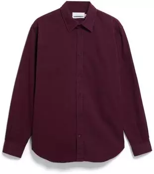 armedangels GMT DYE Longsleeve bio-baumwolle rot