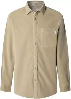 Pepe Jeans Freizeithemd 'CLAYTON' baumwollmix dunkelgrün