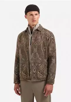 No Excess Jacquard-Overshirt Muster
