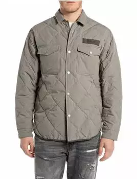 Replay Hemdjacke Kentkragen silber