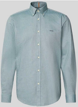 Hugo Boss Regular-Fit Hemd aus Oxford-Baumwolle Style Rickert_M 50519707 Hellgrün