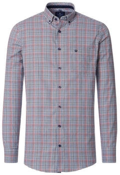Redmond Kariertes Freizeithemd Comfort Fit rot