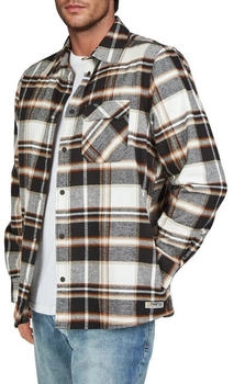 riverso RIVVincent Langarmhemd kariert (H70073M11292AJD) offwhite/schwarz/tortoise shell
