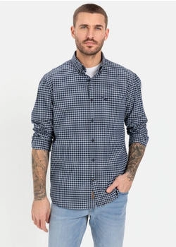 Camel Active Regular Fit Hemd mit Vichy-Karo und Button-Down-Kragen